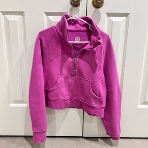Lululemon Athletica Pink Half-Zip Pullover